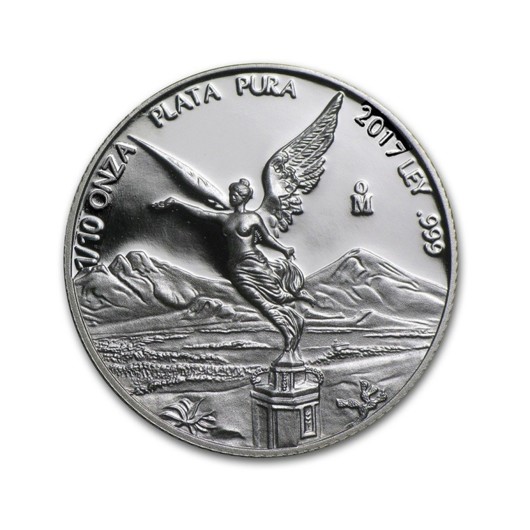 Libertad 2017 stříbrná mince proof 1\/10 oz
