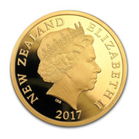 Taniwha 5 oz zlatá mince Proof