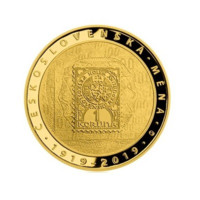 100. výročí zavedení československé měny zlatá mince 1 oz Proof