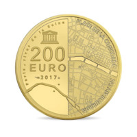Národní shromáždění a Place de la Concorde 1 oz zlatá mince proof