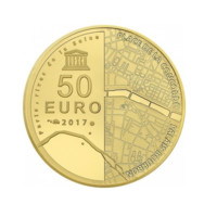 Národní shromáždění a Place de la Concorde 1\/4 oz zlatá mince proof