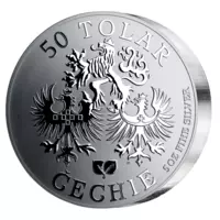 Staroměstský orloj - exkluzivní stříbrná ražba s vysokým reliéfem, 5 oz