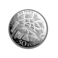 Poklady Paříže - náměstí Bastily 5 oz stříbrná mince proof
