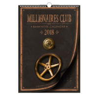 Milionářský klub - nástěnný kalendář 2018
