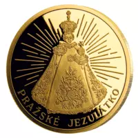 Pražské Jezulátko, pamětní mince z ryzího zlata