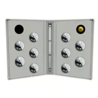 Kolek československé republiky - pamětní mince z ryzího zlata, 1,2 g, Proof