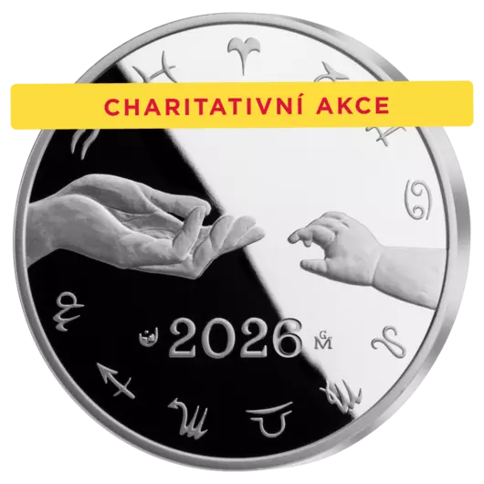 Stříbrný tolar k narození dítěte 2026 Proof