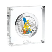 Simpsonovi stříbrná mince 2 oz Proof