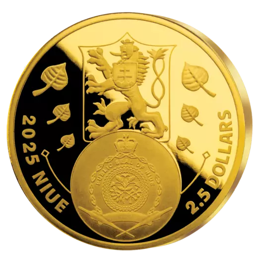 Národní strom - pamětní mince z ryzího zlata