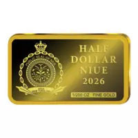 Velikonoční zajíček, pamětní mince v podobě cihličky z ryzího zlata