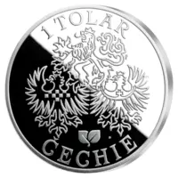 Císařovna Marie Terezie, stříbrná pamětní ražba, Proof