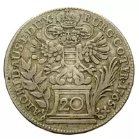 Exkluzivní set originálních historických mincí Marie Terezie a Františka I. Lotrinského