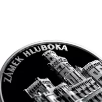 Zámek Hluboká – pamětní mince ze 3 uncí ryzího stříbra