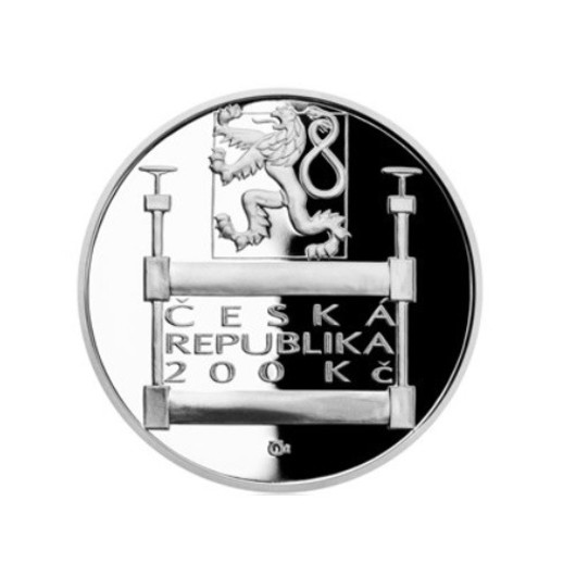 100. výročí založení Sdružení českých umělců grafiků Hollar stříbrná mince 200 Kč Proof
