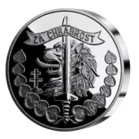 Medaile za chrabrost – pamětní mince ze 3 uncí ryzího stříbra