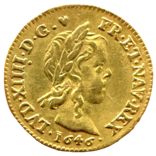 Ludvík XIV. - Demi Louis d’or à la mèche longue