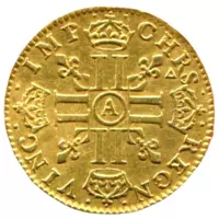 Ludvík XIV. - Demi Louis d’or à la mèche longue