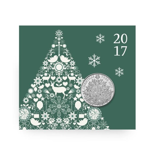 The Christmas Tree 2017 pamětní mince ve sběratelském blisteru