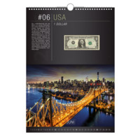 Světové bankovky - velký nástěnný kalendář 2017