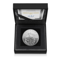 Thomas Alva Edison stříbrná mince proof