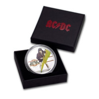 AC/DC - High Voltage stříbrná mince 1/2 Oz Proof