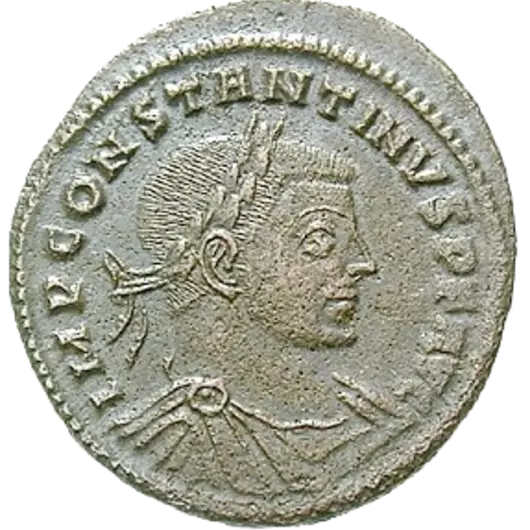Follis Konstantina Velikého - Více než 1 600 let stará historická mince