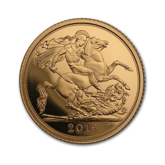 Half Sovereign 2019 zlatá mince  Proof