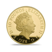 Čtyři generace britské královské rodiny 5 oz zlatá mince proof