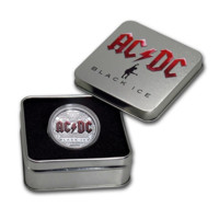 AC/DC - Black Ice stříbrná mince 2 Oz Proof