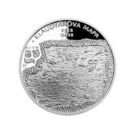 500. výročí vydání Klaudyánovy mapy stříbrná mince 200 Kč Proof