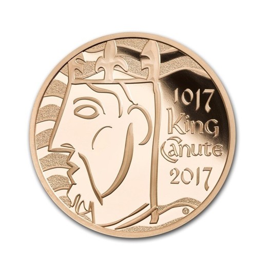 1000. výročí korunovace krále Knuta zlatá mince proof