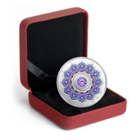 Narozeni v prosinci - stříbrná mince proof s originálním krystalem Swarovski