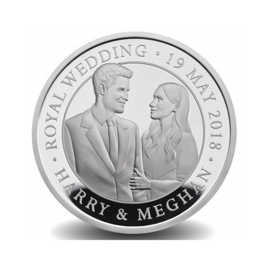 Královská svatba 2018 - Harry a Meghan stříbrná mince proof