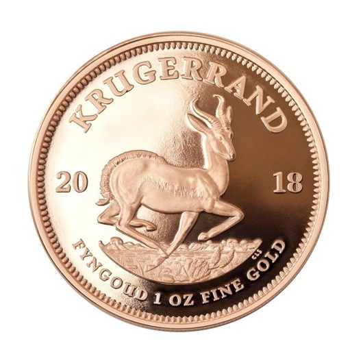 Krugerrand 2018 zlatá mince 1 oz Proof