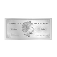 Skyline Dollar série - Panorama Paříže ve stříbře