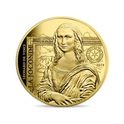 Mona Lisa zlatá mince 1/4 oz Proof