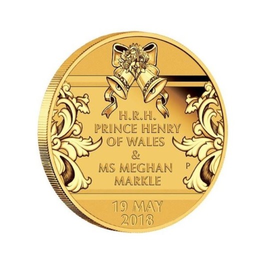 Royal Wedding 2018 zlatá mince 1\/4 oz Proof