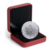 30. výročí Silver Maple Leaf stříbrná mince 1 oz Reverse Proof