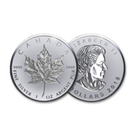 30. výročí Silver Maple Leaf stříbrná mince 1 oz Reverse Proof