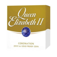 65. výročí korunovace Alžběty II. zlatá mince proof 1 oz