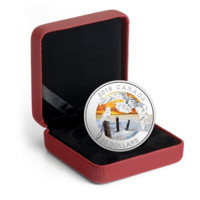 Geometrická fauna - Sovy stříbrná mince 1 oz proof