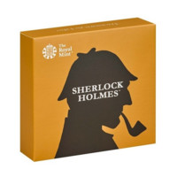 Sherlock Holmes stříbrná mince Proof