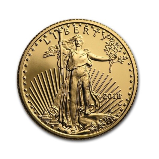 Americký orel 2018 1\/4 oz zlatá mince Proof