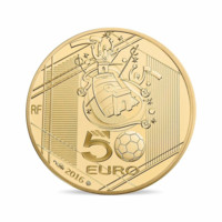 EURO 2016 zlatá mince 1/4 oz proof