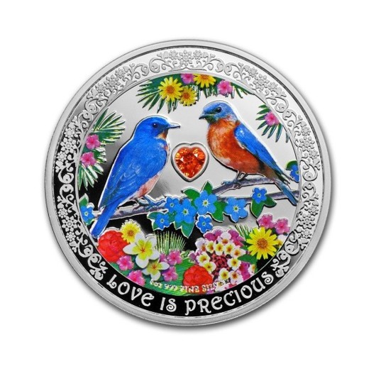 Láska je drahocenná 2019 stříbrná mince proof