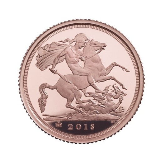 Half Sovereign 2018 zlatá mince  Proof