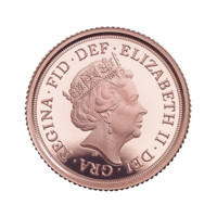 Half Sovereign 2018 zlatá mince  Proof