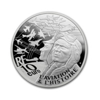 Historie letectví - Dakota stříbrná mince proof