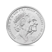 Platinová královská svatba stříbrná mince 1/2 oz BU Velká Británie