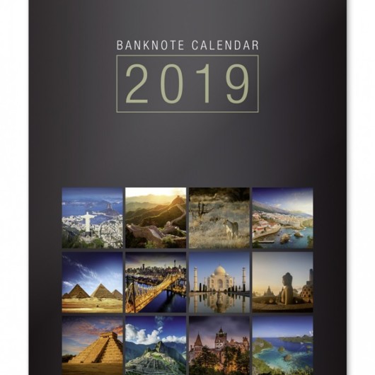 Světové bankovky - velký nástěnný kalendář 2019